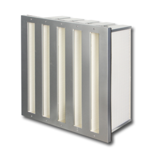 EFFICIENT V-COMPACT FILTER (METAL FRAME)